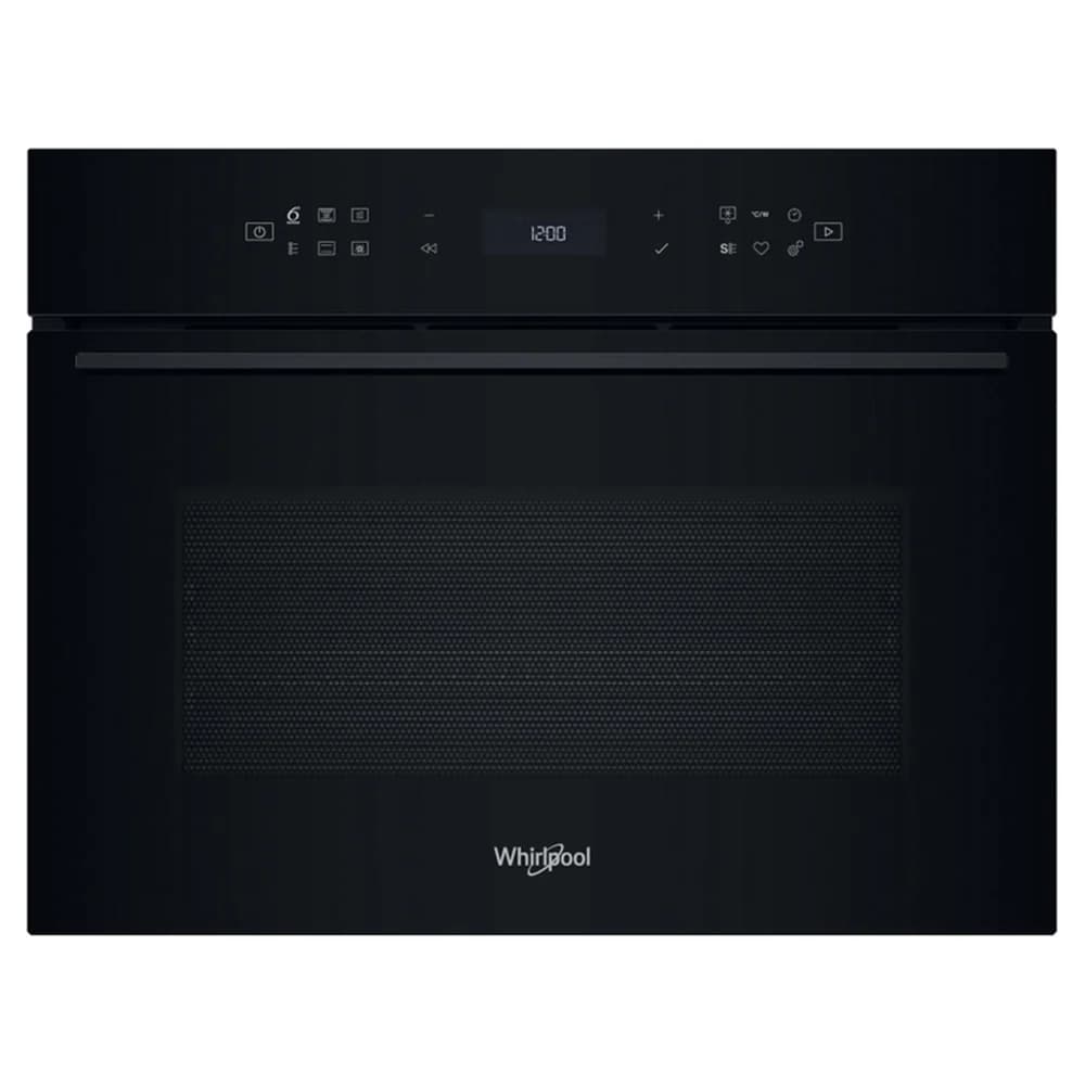 Whirlpool Collection W7 53L Built-In Microwave Oven with Grill - Black | WCW7O7HTSBUK