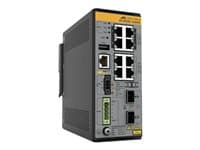 ALLIED TELESIS - Allied Telesis AT IE220-10GHX - Switch - L2+ - Managed - 8 x 10/100/1000Base-T + 2 x 1 Gigabit / 10 Gigabit SFP+ (uplink) - DIN rail mountable, wall-mountable - PoE++ (240 W)