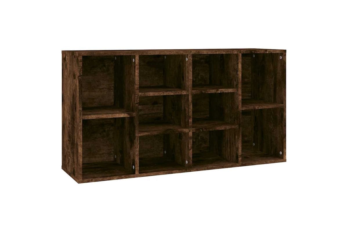 vidaXL 826369 Shoe Bench Smoked Oak 103x30x54.5cm Engineered Wood