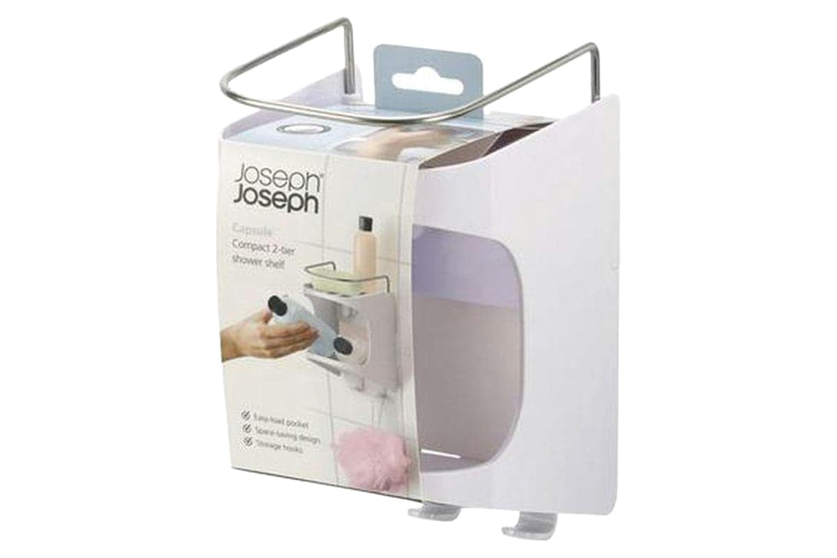 Joseph Joseph | Slimline 2-tier Shower Shelf | White