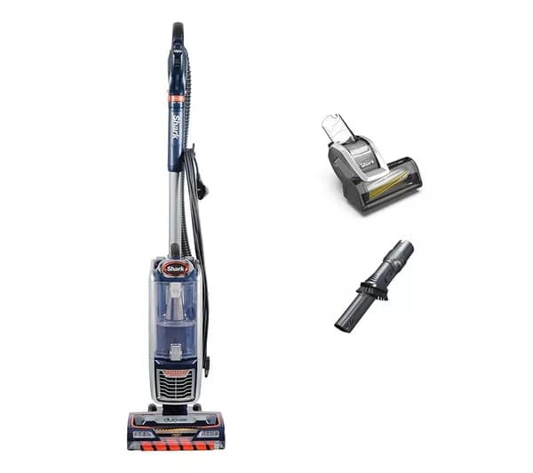 SHARK Anti Hair Wrap with Powered Lift-Away NZ801UKT Upright Bagless Vacuum Cleaner - Navy & Silver
