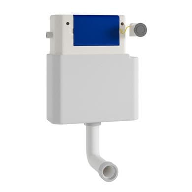 ONLY OPENED - Arissa Chrome Manual Push Button and Cistern
