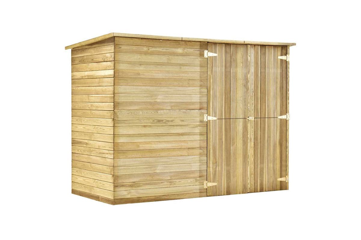 vidaXL 46363 Garden Shed House 232x110x170cm Impregnated Pinewood