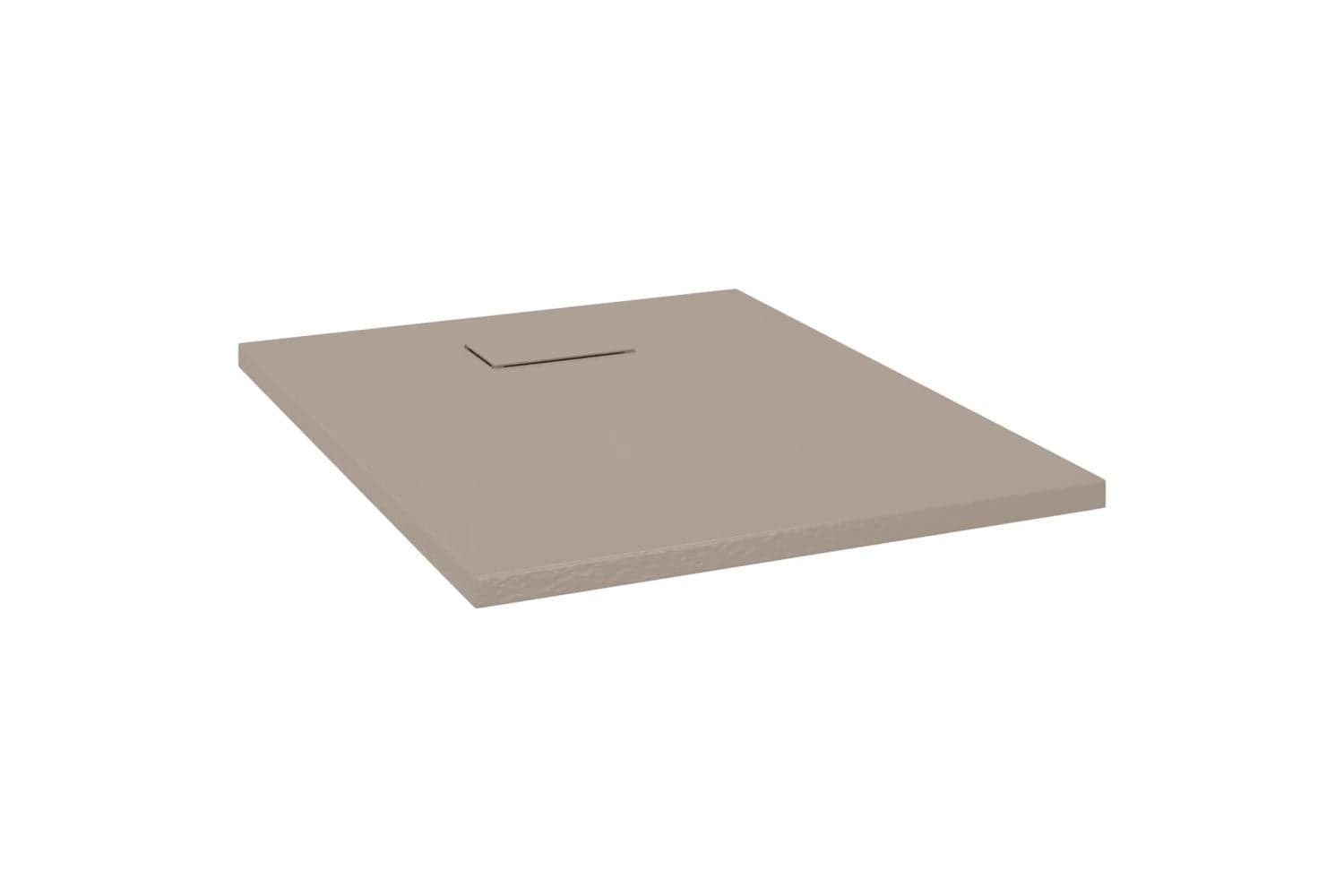 vidaXL 148923 Shower Base Tray Smc Brown 90x70cm