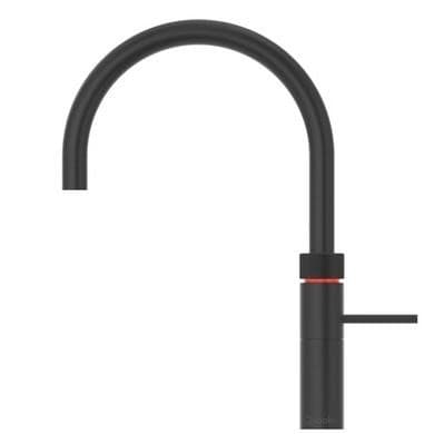 Quooker Fusion Instant Boiling Water Tap Round Black and Combi+ 7L Boiling Water Tank