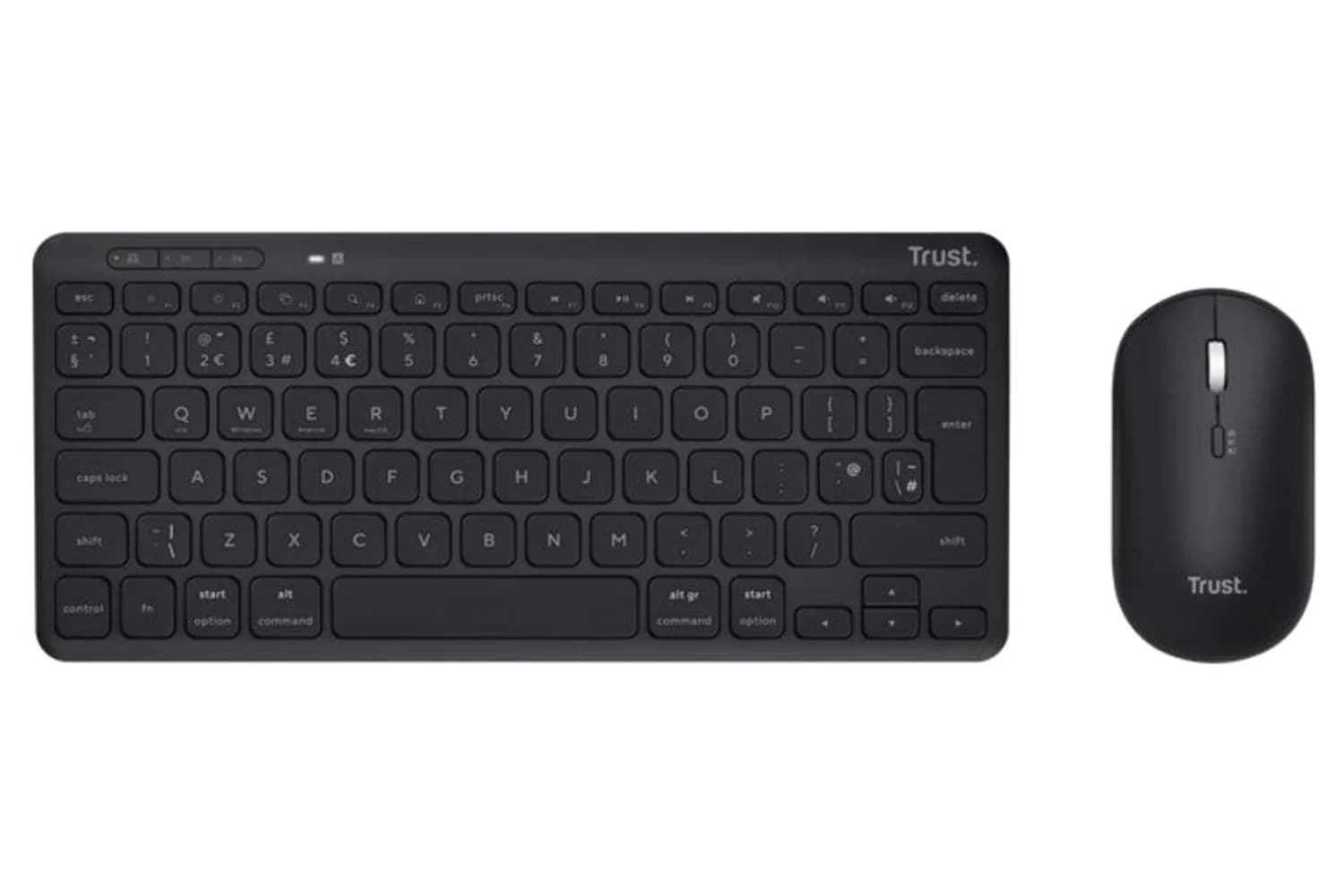 Trust Lyra Multi-Device Wireless Keyboard & Mouse | Black