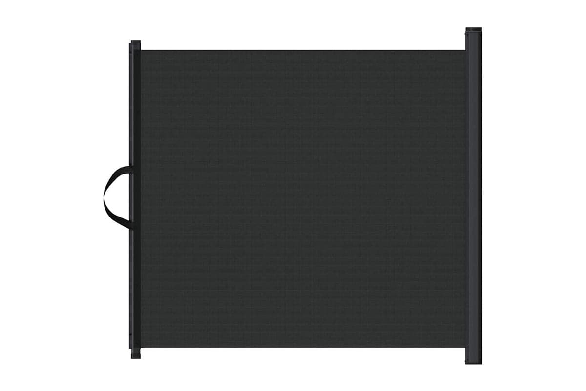 vidaXL 4004131 Retractable Pet Gate Black 82.5x125cm