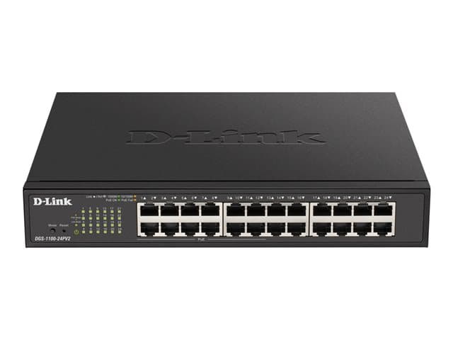 D-LINK - DGS 1100-24PV2 - switch - 24 ports - smart - rack-mountable
