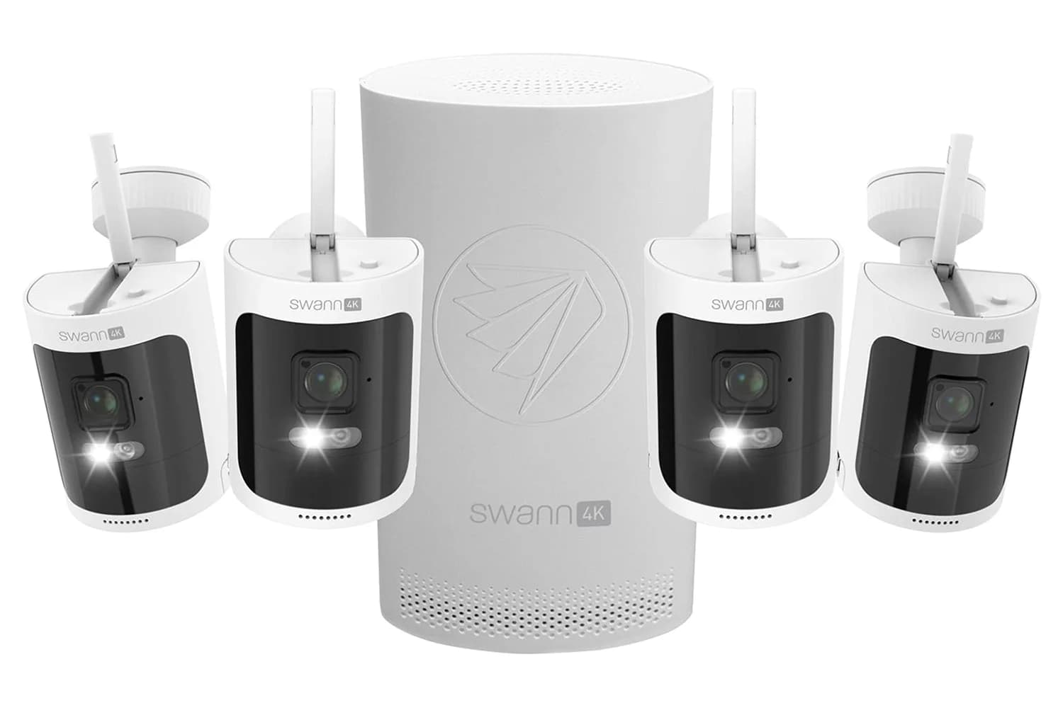 Swann AllSecure4K Wireless Security Camera Kit Security System | Pack of 4