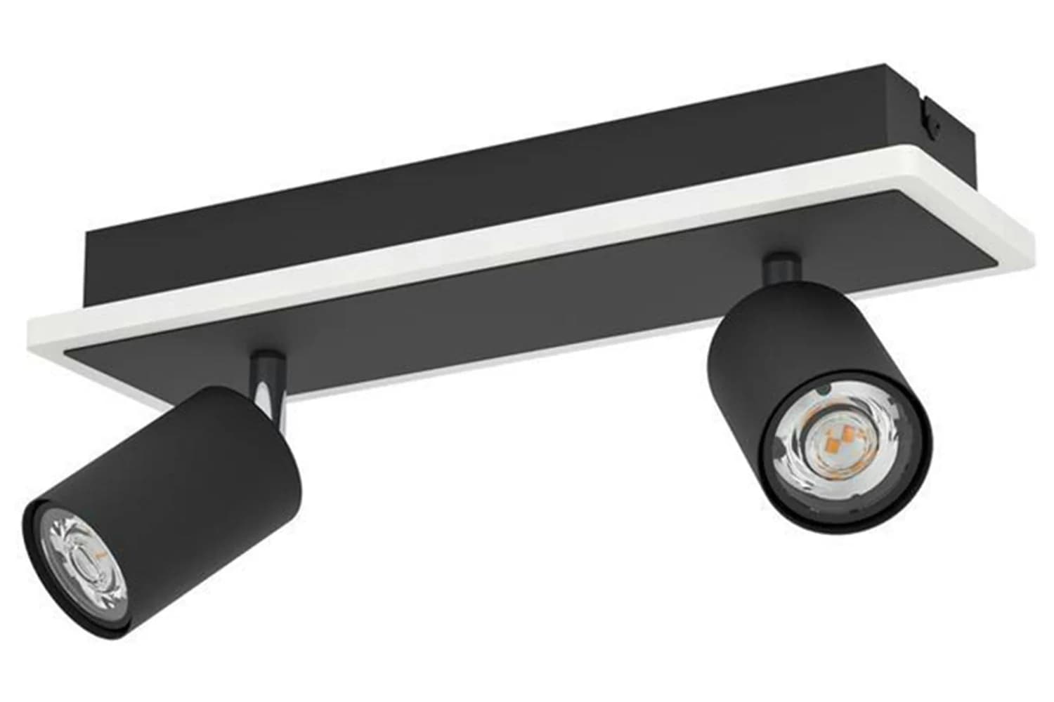 Eglo | Rimbocchi 1 Steel Modern 2-light Spotlight | Black/White