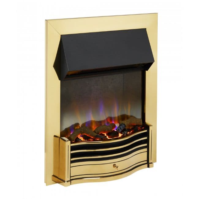 Dimplex Optiflame Dumfries 2Kw 3D Inset Fire - Brass | 078711