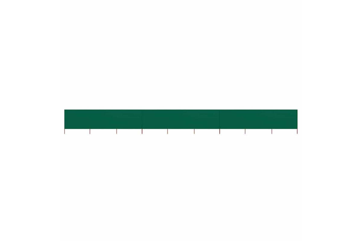 vidaXL 47193 9-panel Wind Screen Fabric 1200x120cm Green