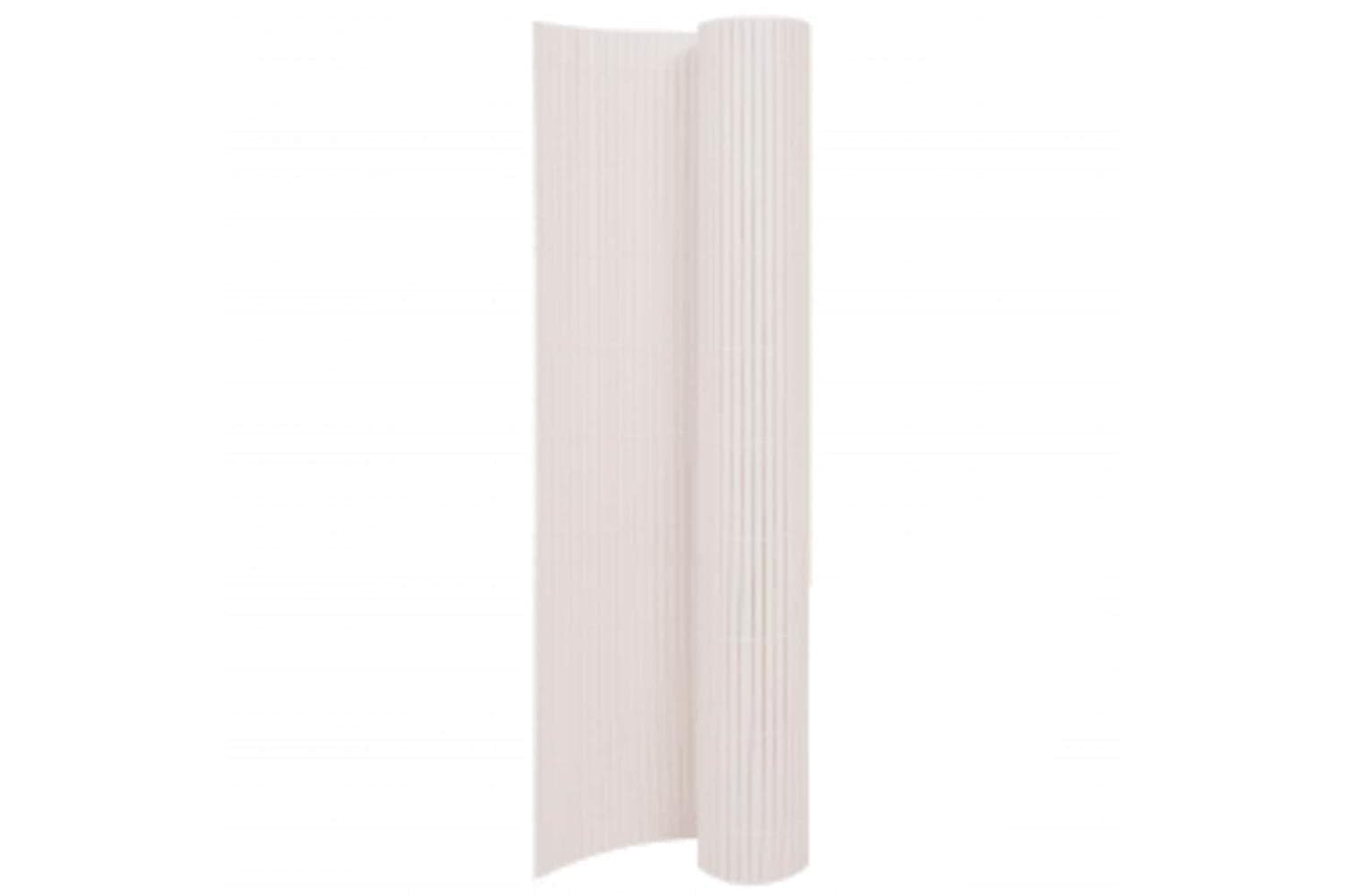 Vidaxl 317161 Double-sided Garden Fence 110x500 Cm White