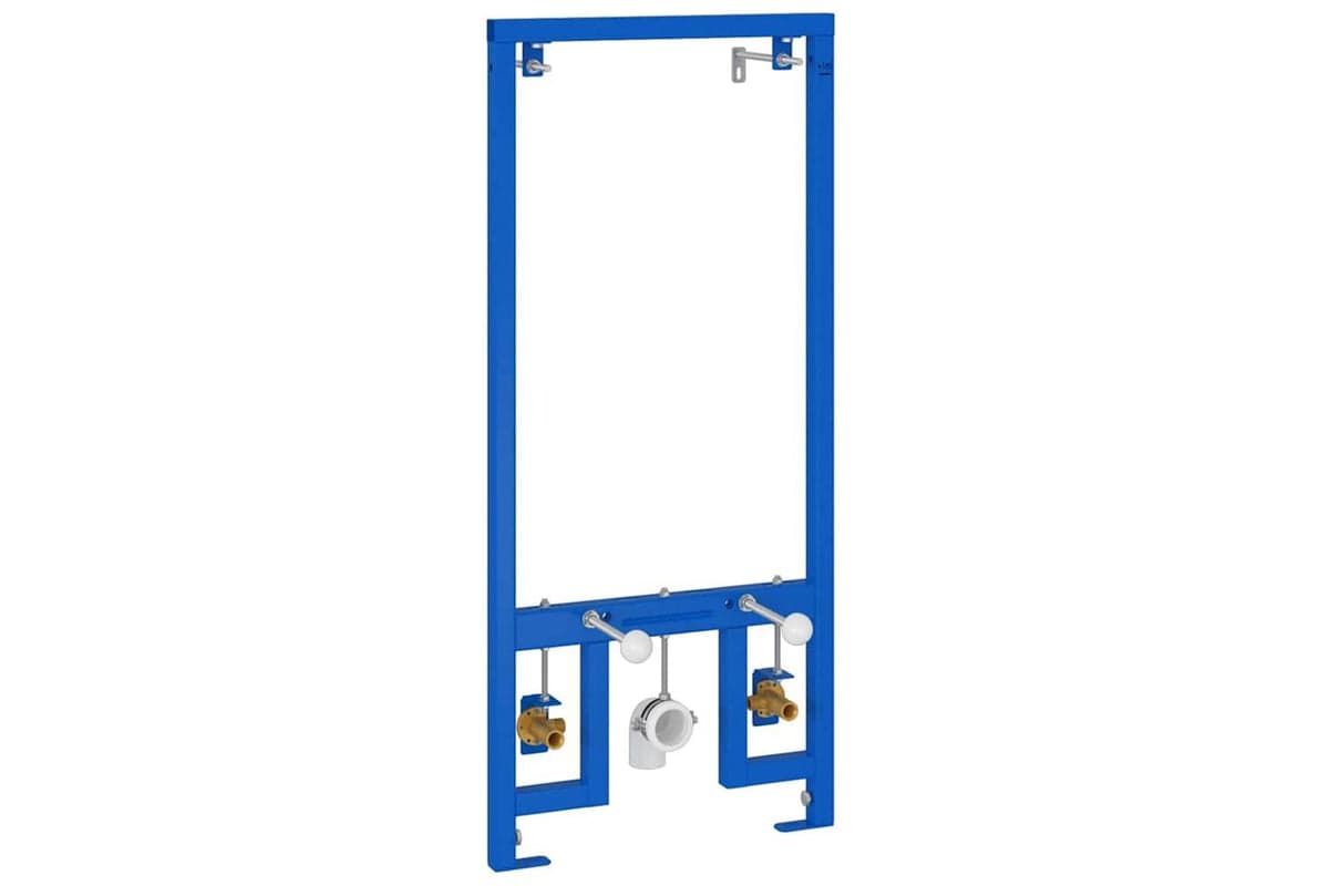 Bathroom Wall Support Manual Blue 50 X 175 X 136 Cm Steel