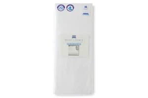 Right Choice | Lux 180TC Microfibre Extra Deep Fitted Sheet | White | Double