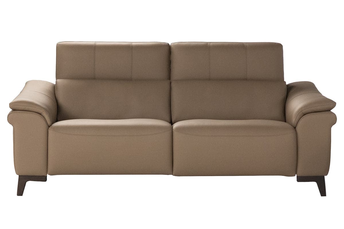 Matera 3 Seater Sofa | Leather | Taupe