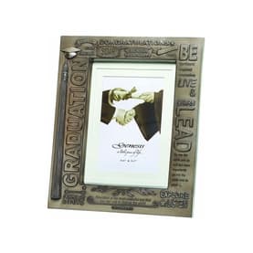Graduation Bronze Photo Frame 4 x 6in or 5 x 7in