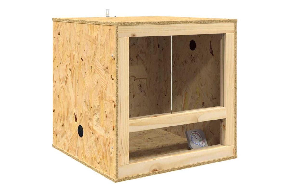 Vidaxl Terrarium Brown 50 X 50 X 50 Cm Osb