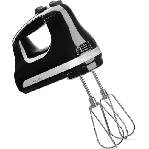 KITCHEN AID Classic 5 Speed Hand Mixer Black...