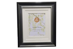 Timeless Duet 10x12" Photo Frame | Black/Silver