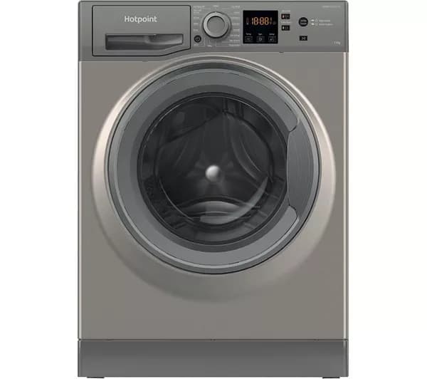 HOTPOINT Anti-Stain NSWM 1146 GG UK 11 kg 1400 Spin Washing Machine - Graphite