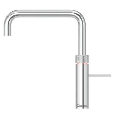 Quooker Fusion Instant Boiling Water Kitchen Tap - Chrome Square Spout