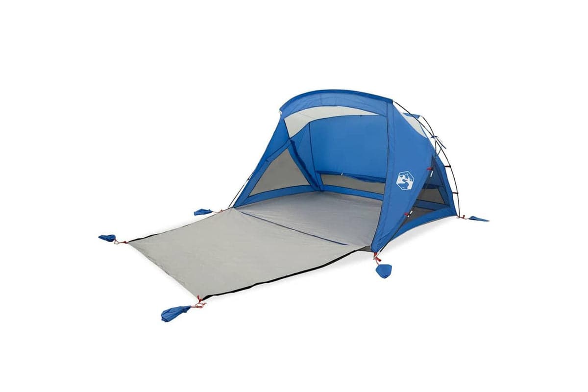 Vidaxl Beach Tent 2-person Azure Blue Waterproof