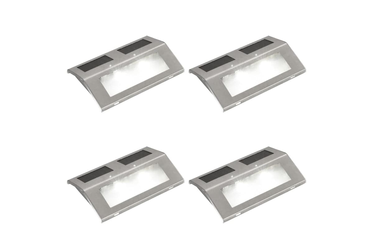Vidaxl 40757 Solar 4 X Stair Lamp