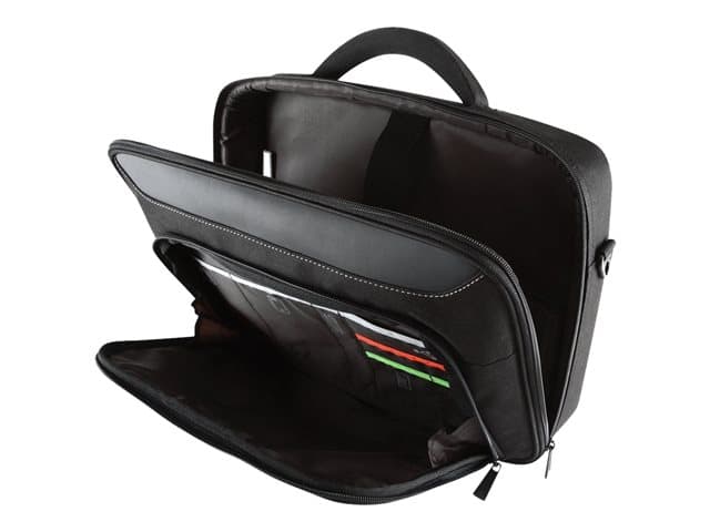 TARGUS - Classic+ Clamshell - Notebook carrying case - 17" - 18" - black, red