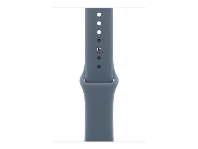 APPLE - Band for smart watch - 46mm - M/L (fits wrists 160-210 mm) - anchor blue - for Watch HermΦs Series 9, SE 3, Series 10, Series 11, Series 8, Series 9, Ultra 2, Ultra 3
