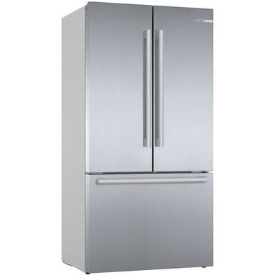 Refurbished Bosch KFF96PIEP Series 8 573 Litre French Style American Freestanding Fridge Freezer - Easyclean Stainless Steel