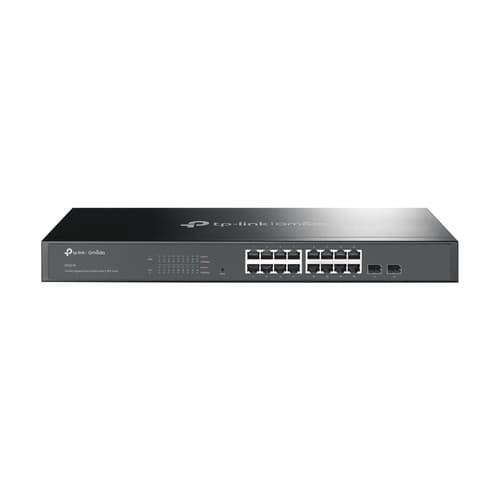 TP-LINK - JetStream TL-SG2218 V1.26 - Switch - smart - 16 x 10/100/1000 + 2 x SFP - rack-mountable