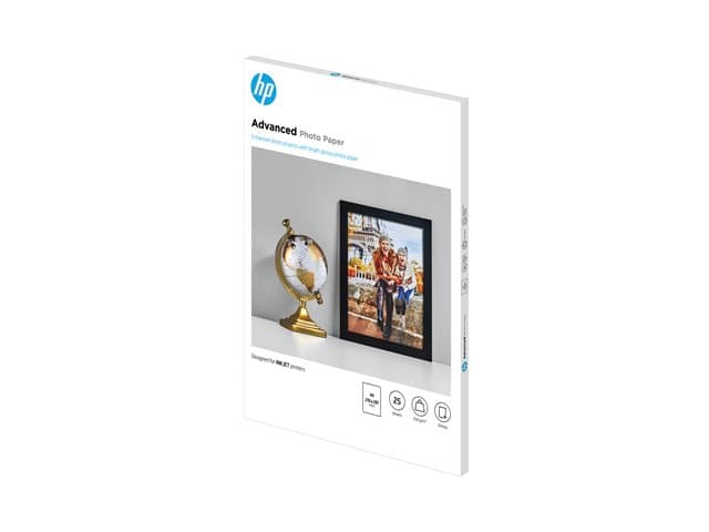 HP - Advanced Glossy Photo Paper - photo paper - glossy - 25 sheet(s) - A4 - 250 g/m²