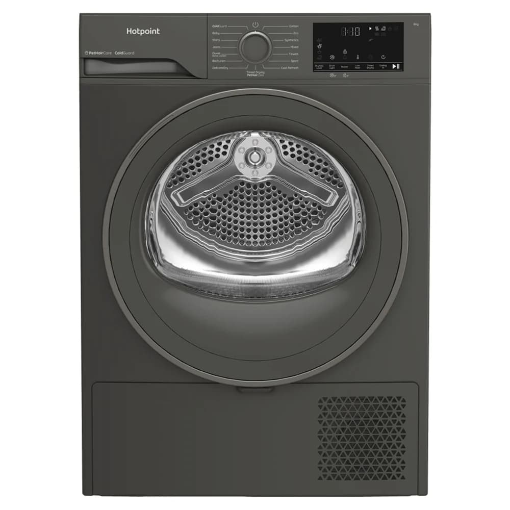 Hotpoint 9KG Freestanding Heat Pump Tumble Dryer - Dark Grey | HHDD90GGIRE