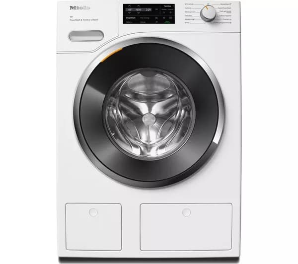 MIELE WWJ880 WCS PWash&TDos&Steam WiFi-enabled 9 kg 1400 Spin Washing Machine - Lotus White