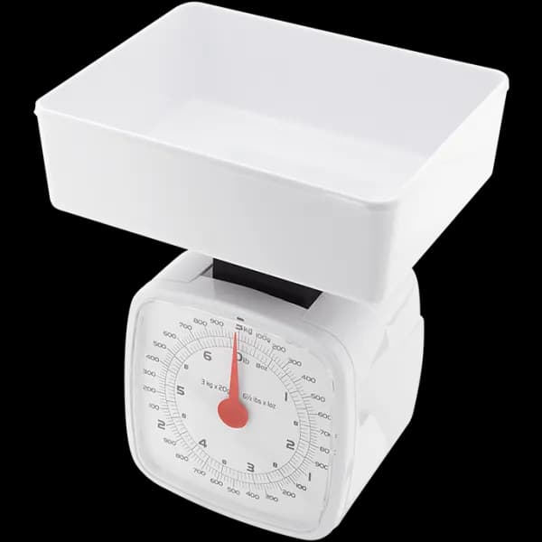 Judge Traditional Kitchen Scales | 3kg | White | J401