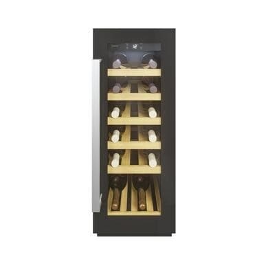 Candy 19 Bottle Capacity Single Zone Slimline Wine Cooler - Black