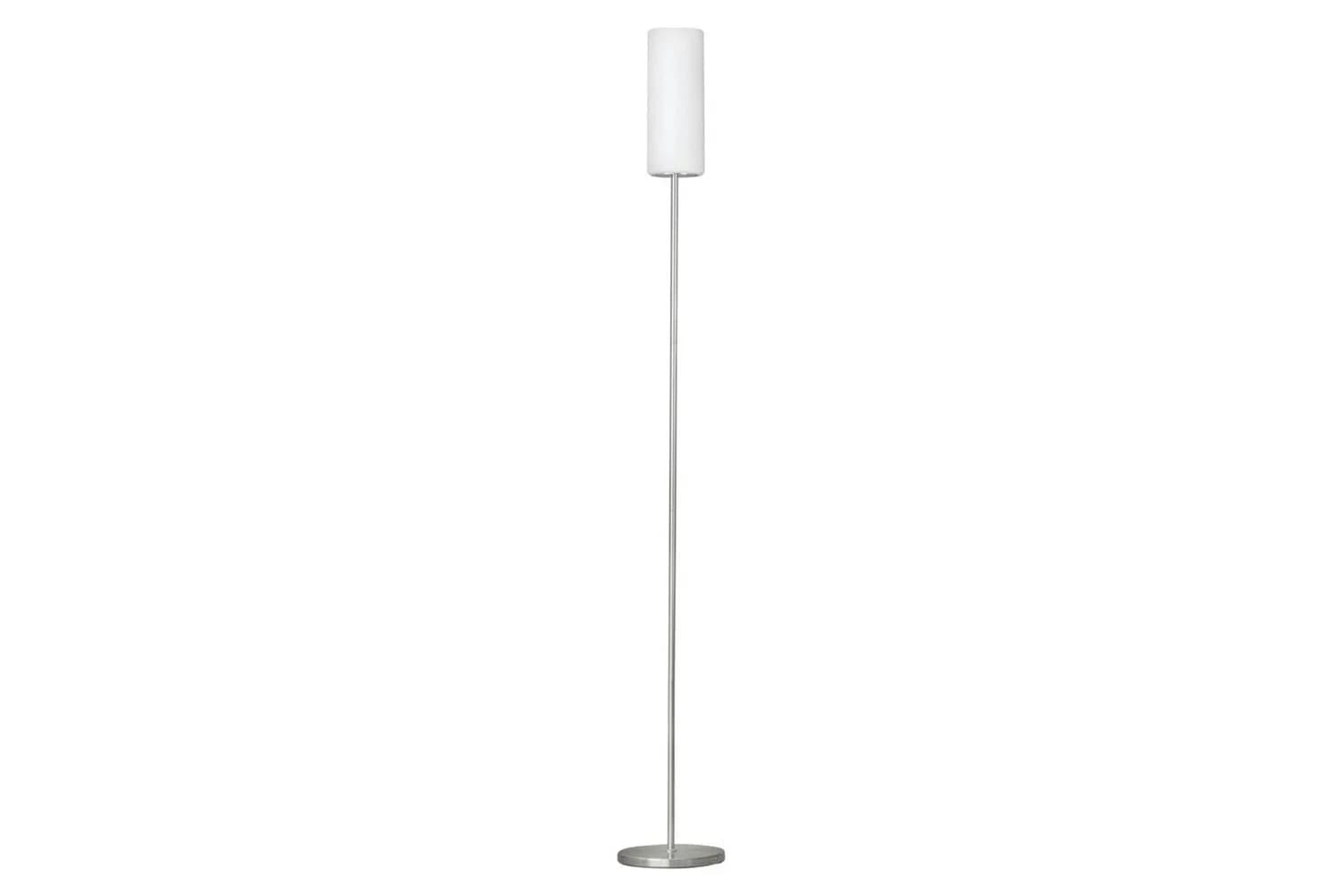 Eglo | Troy 3 Floor Light | Silver/White