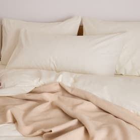 180 Thread Count Evelyn Buttermilk King Pillowcase Set