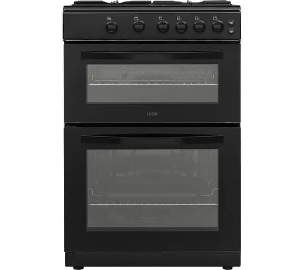 LOGIK LFTG60B22 60 cm Gas Cooker - Black