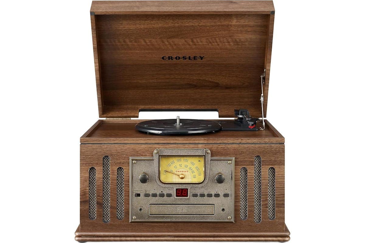 Crosley | Musician 8-in-1 Record Player | Walnut Finish