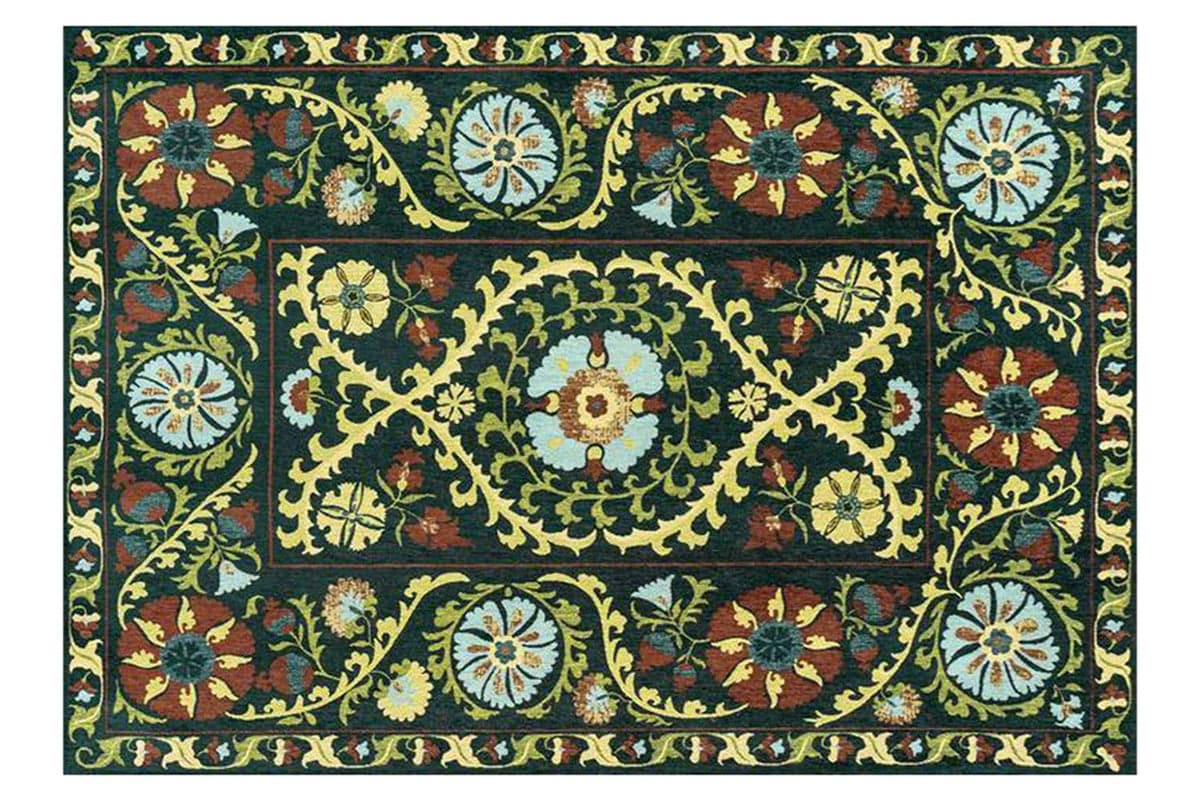 Louis De Poortere | Suzani Bavaria Eco Rug | Multicolour | 170 x 240 cm