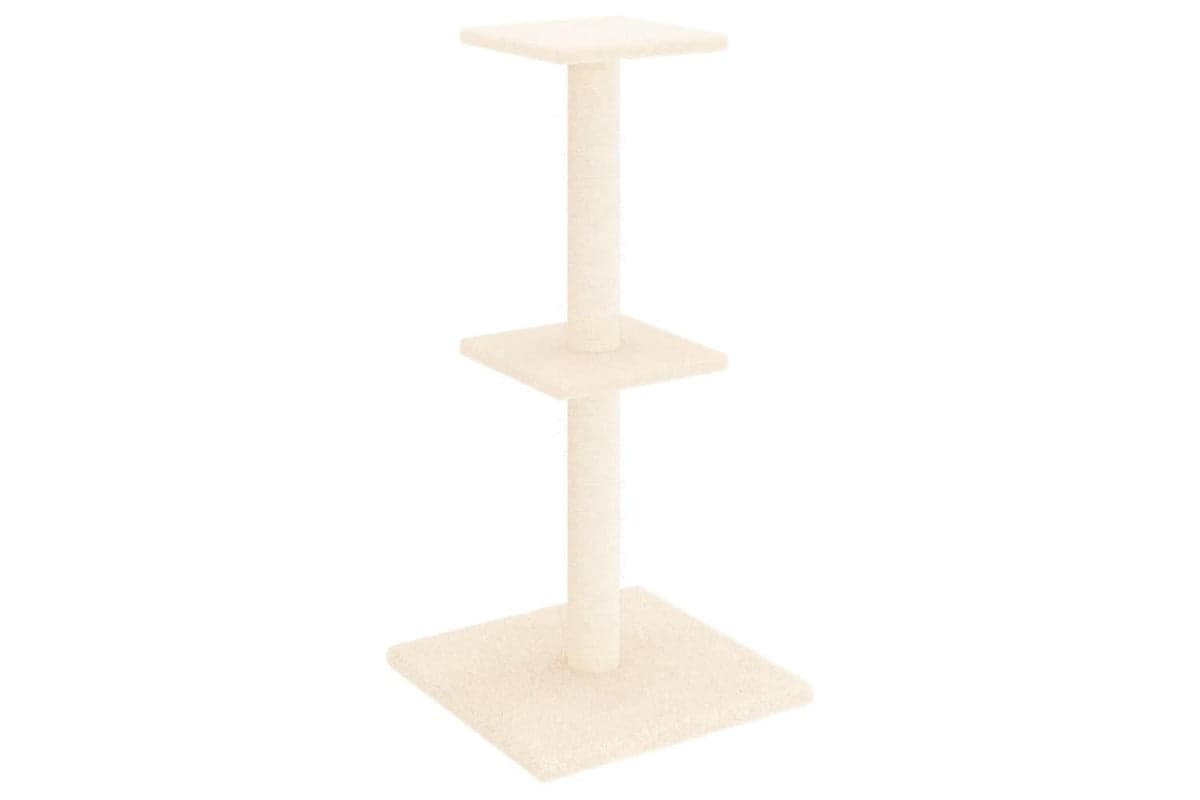 Vidaxl Cat Tree With Sisal Scratching Posts Cream 73 Cm
