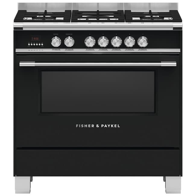 Fisher & Paykel Freestanding Dual Fuel Cooker OR90SCG4B1