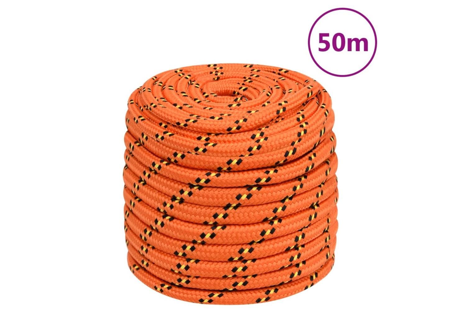vidaXL 152679 Boat Rope Orange 16mm 50 M Polypropylene
