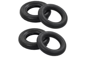 Vidaxl 145272 4 Piece Wheelbarrow Tire And Inner Tube Set 3.50-8 4pr Rubber