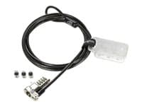 ACCO-KENSINGTON - Kensington Universal 3-in-1 Combination Laptop Lock - Resettable - security cable lock