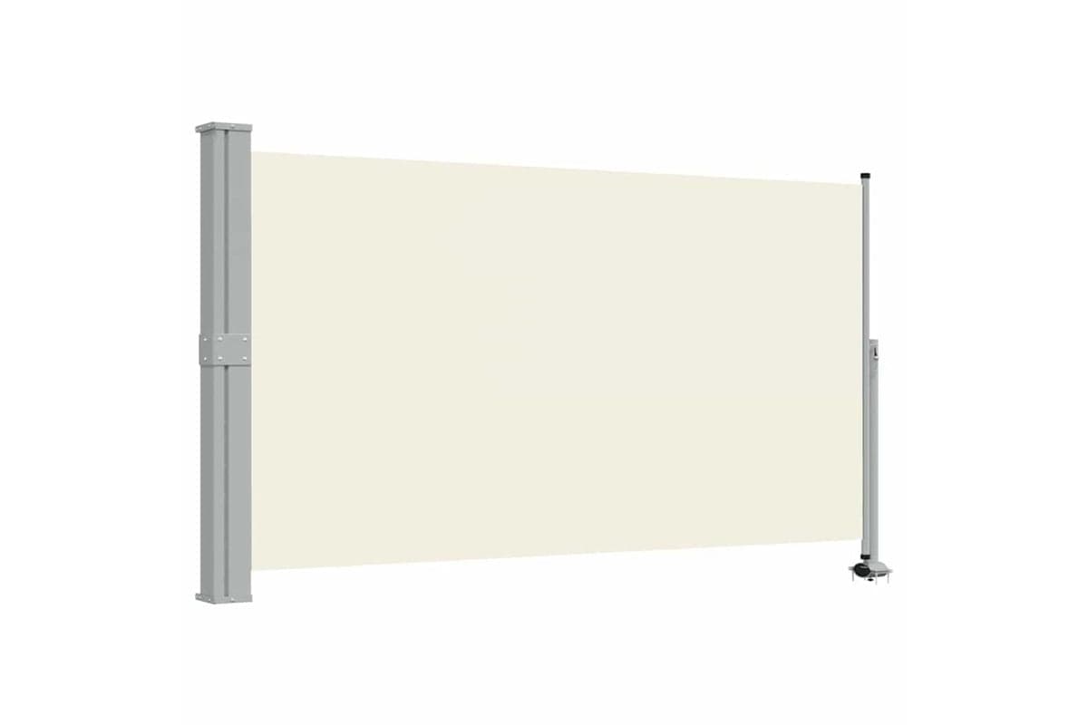 vidaXL Patio Retractable Side Awning 140 X 300cm Cream