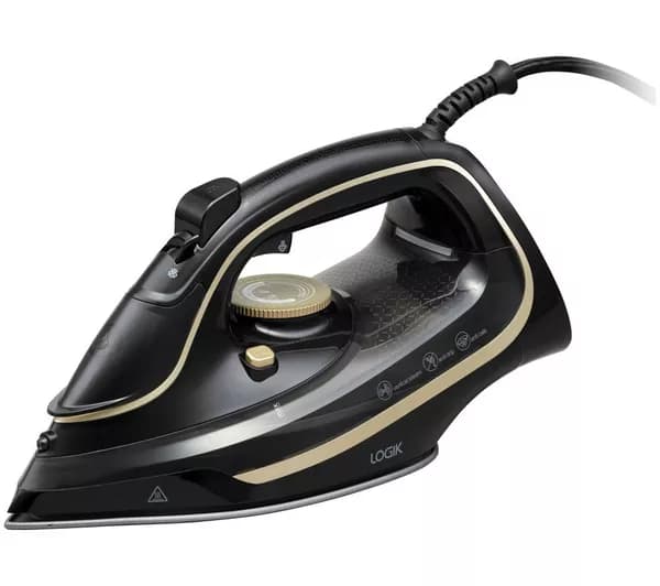 LOGIK L300IRB26 Steam Iron - Black & Gold