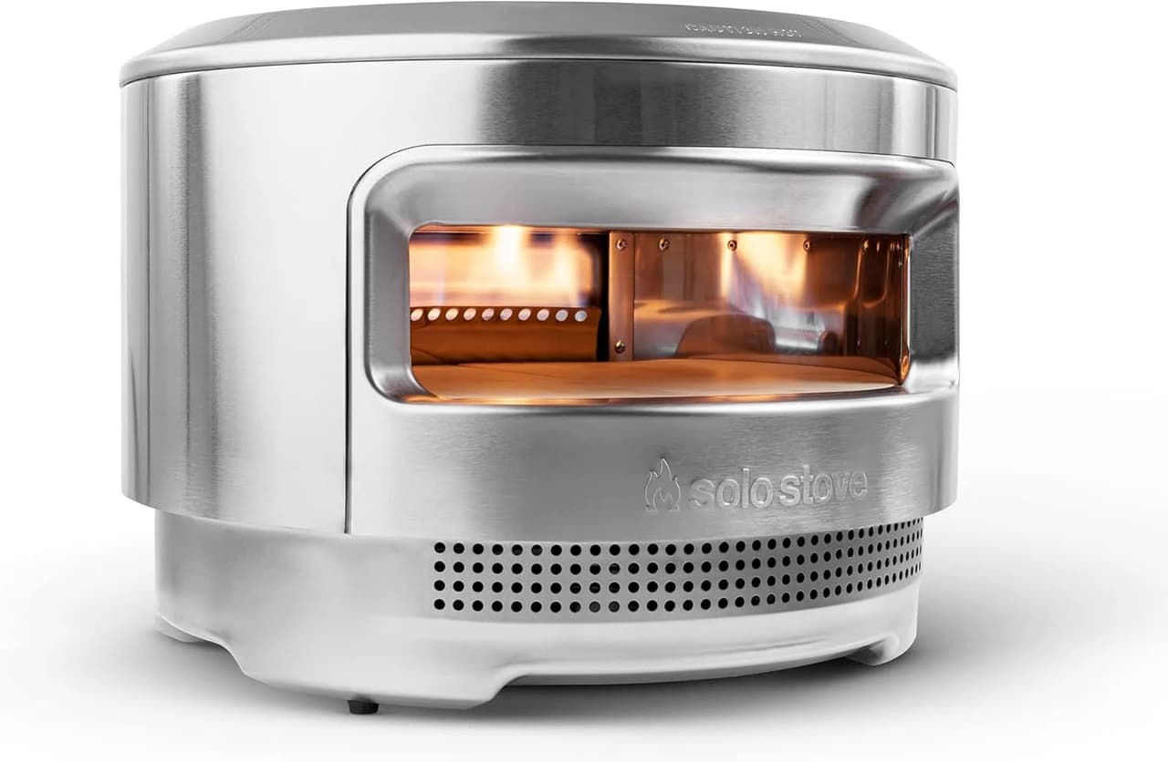 Solo Stove PIZZA-OVEN-12 Pizza Oven Multi Fuel – Stainless Steel